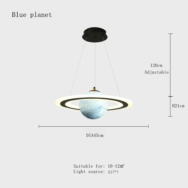 Aetheria™ Planet Pendant Light – Cosmic Elegance for Modern Interiors