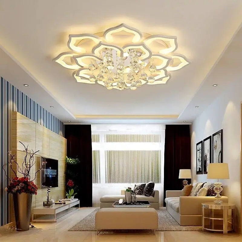 LustraBelle™ Crystal Drop Pendant Light