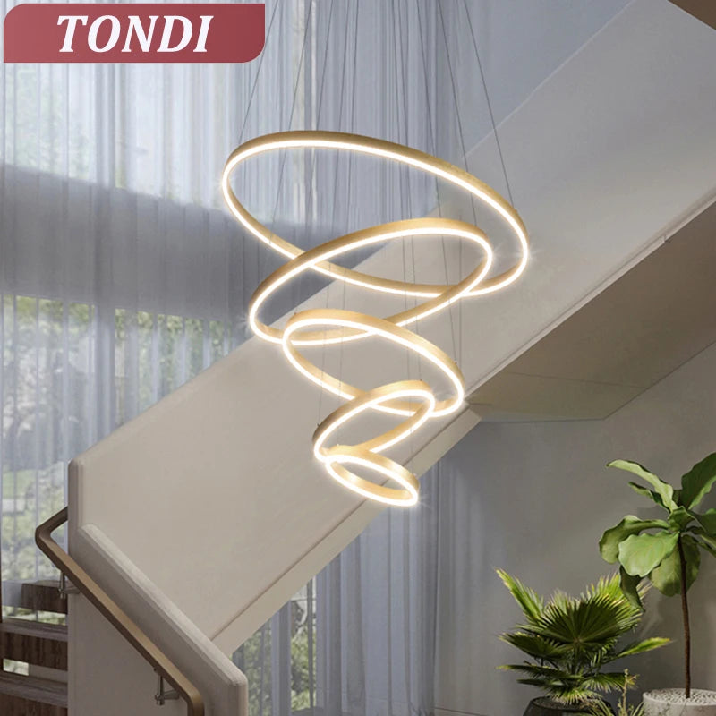 HaloLuxe™ Modern Ring Chandelier