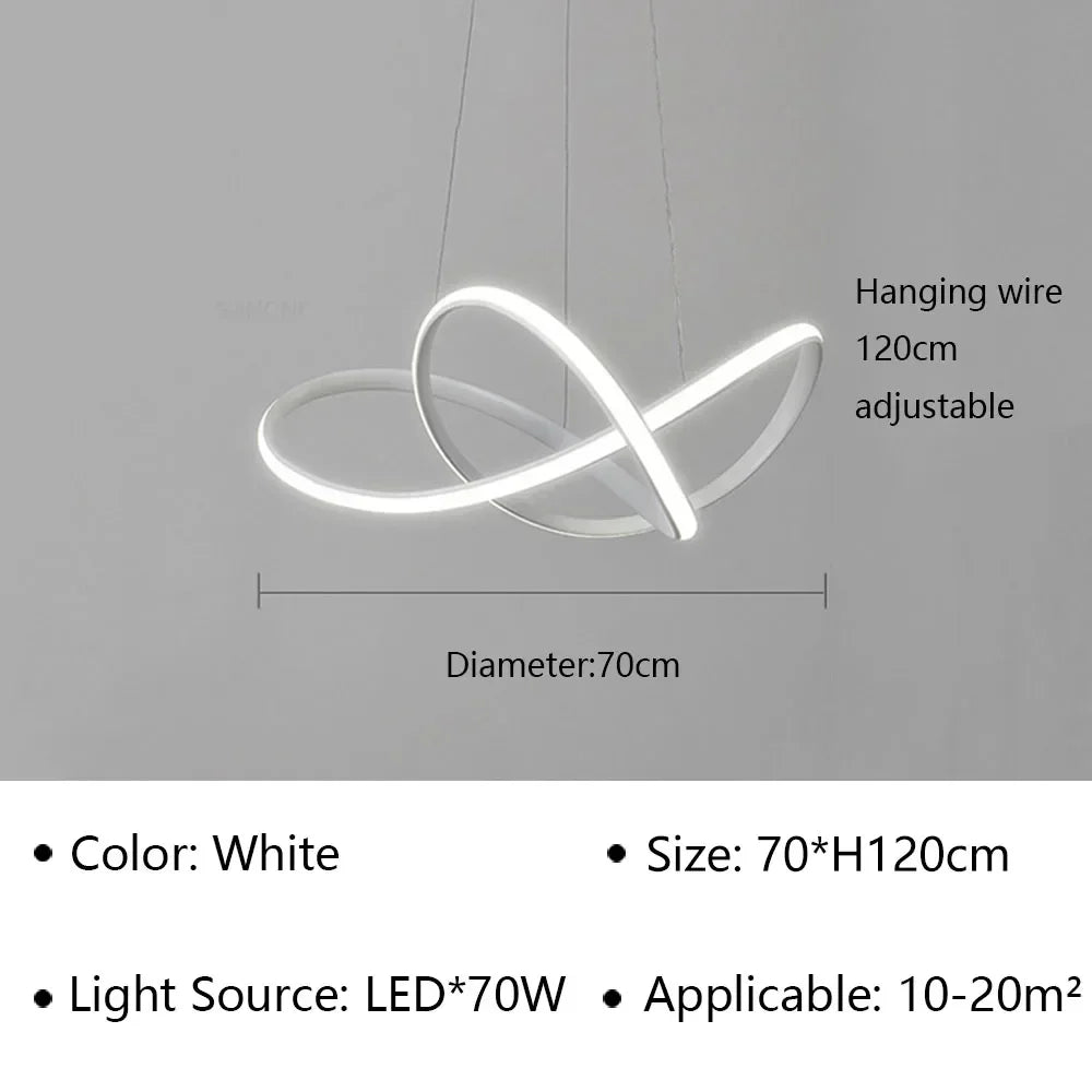 Nordelle™ Modern Nordic Pendant Light – LED Ceiling Fixture