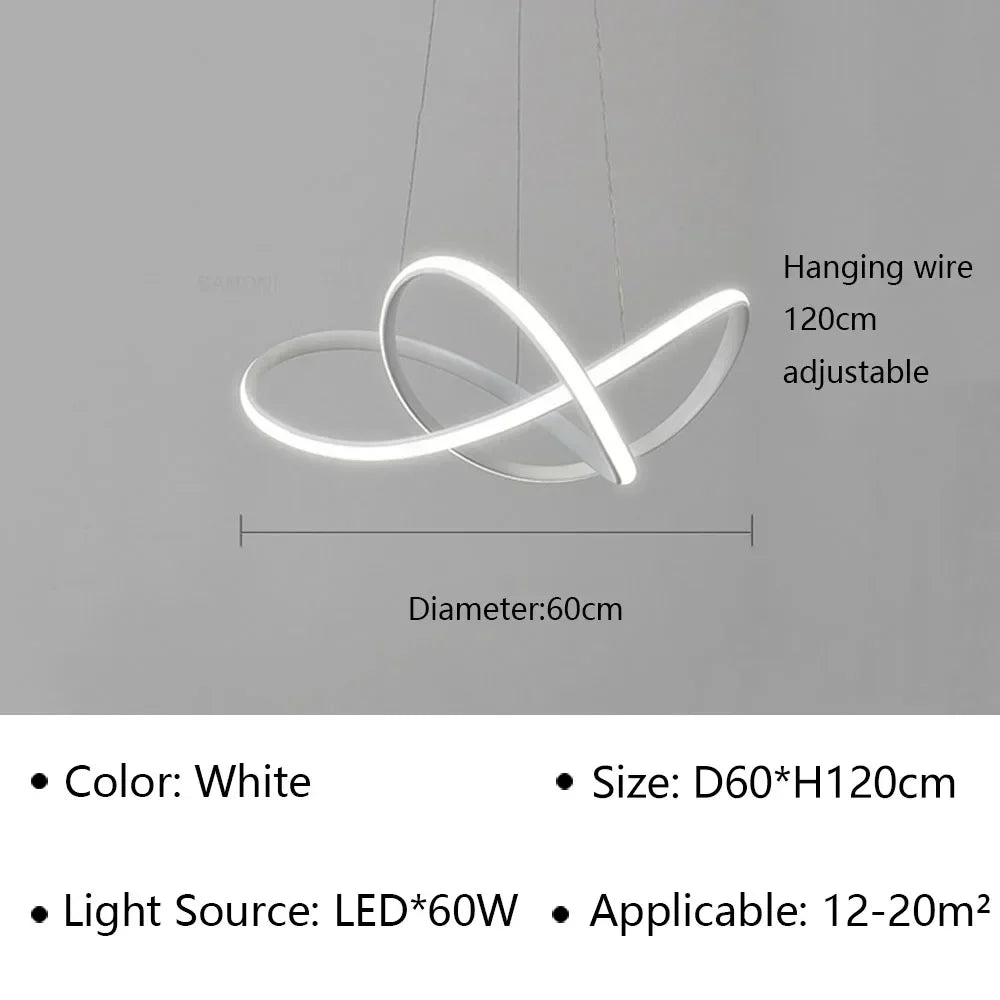 Nordelle™ Modern Nordic Pendant Light – LED Ceiling Fixture