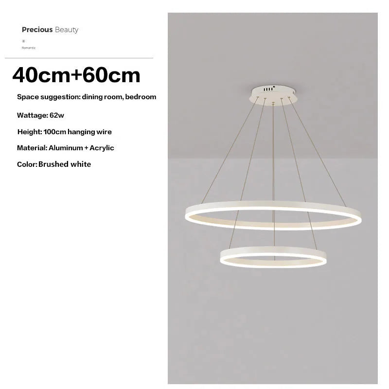 HaloLuxe™ Modern Ring Chandelier