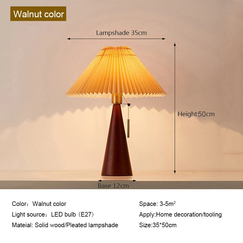 LumiWood™ Wooden Table Lamp – Soft Ambient Light