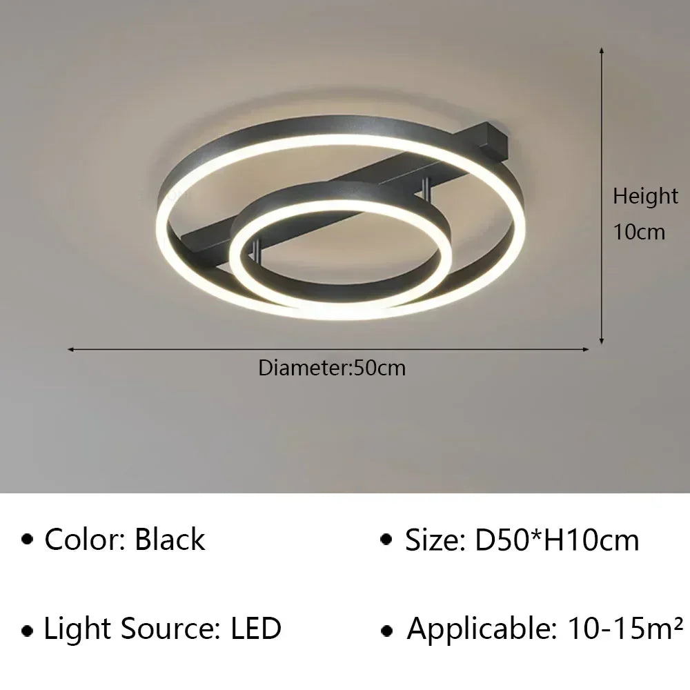 Aetheris™ Flow LED Ceiling Light – Sculptural Illumination