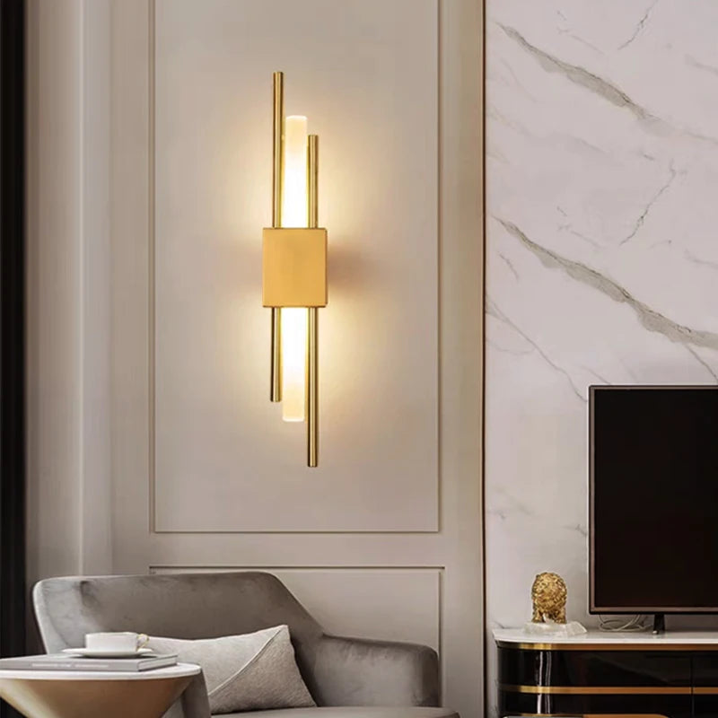 Lunara™ DualGlow Wall Light – Nordic Gold Edition