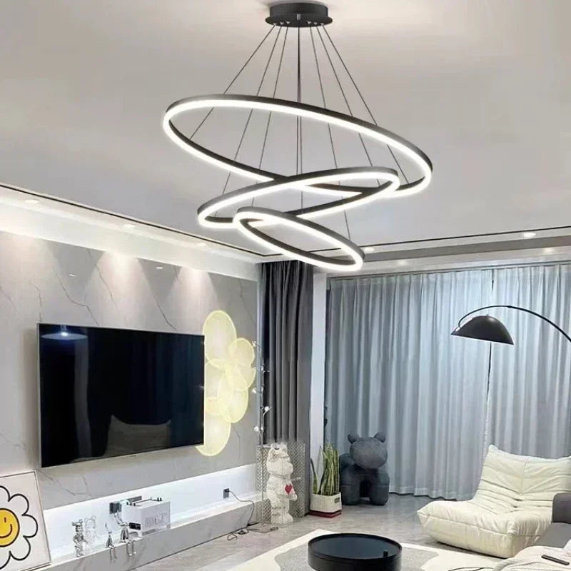 Aetheris™ Flow LED Ceiling Light – Sculptural Illumination