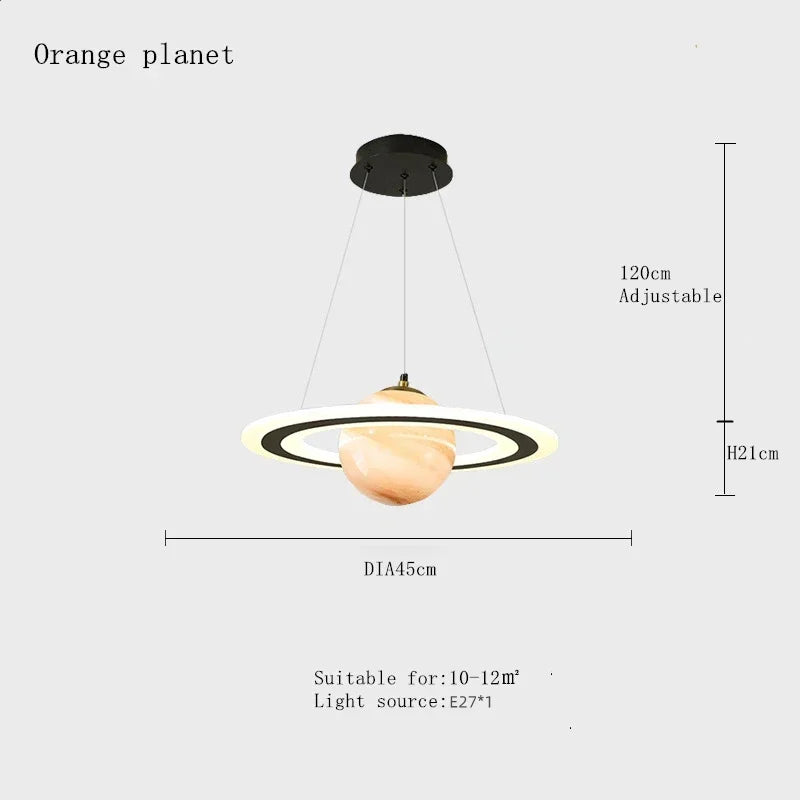 Aetheria™ Planet Pendant Light – Cosmic Elegance for Modern Interiors