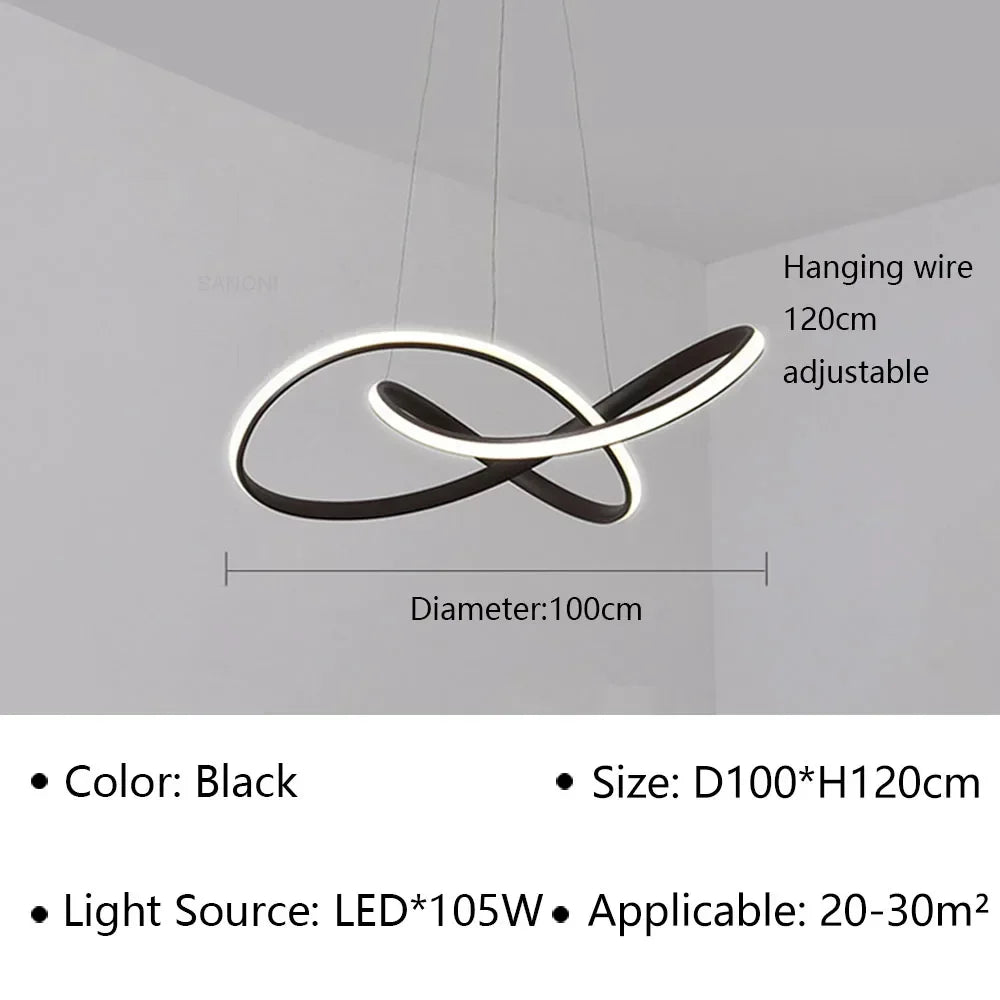 Nordelle™ Modern Nordic Pendant Light – LED Ceiling Fixture