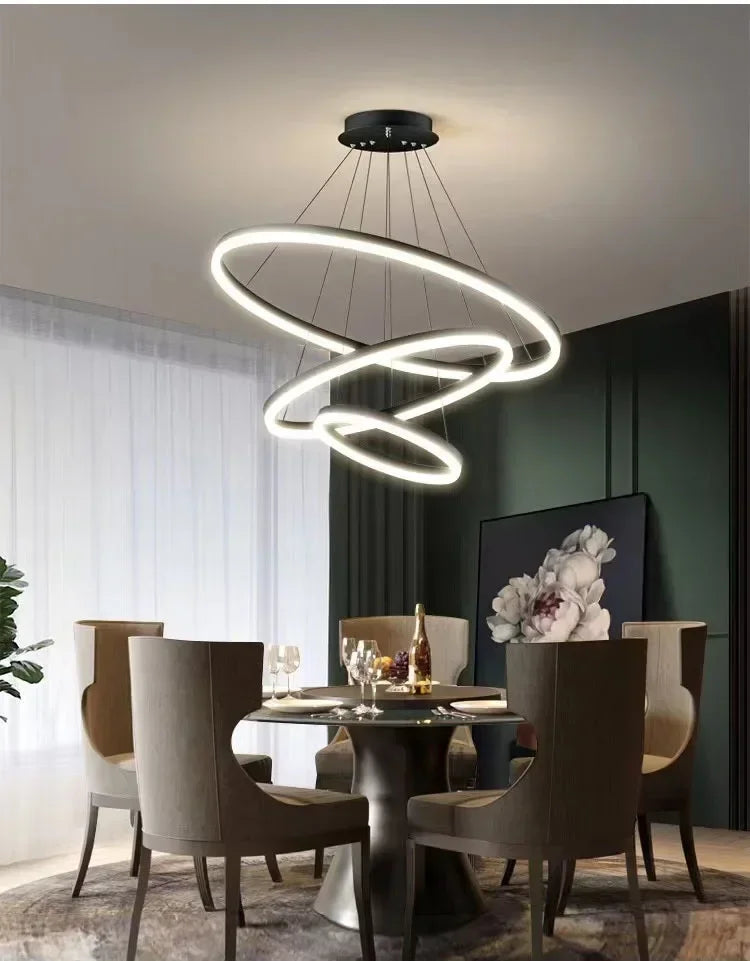 Aetheris™ Flow LED Ceiling Light – Sculptural Illumination