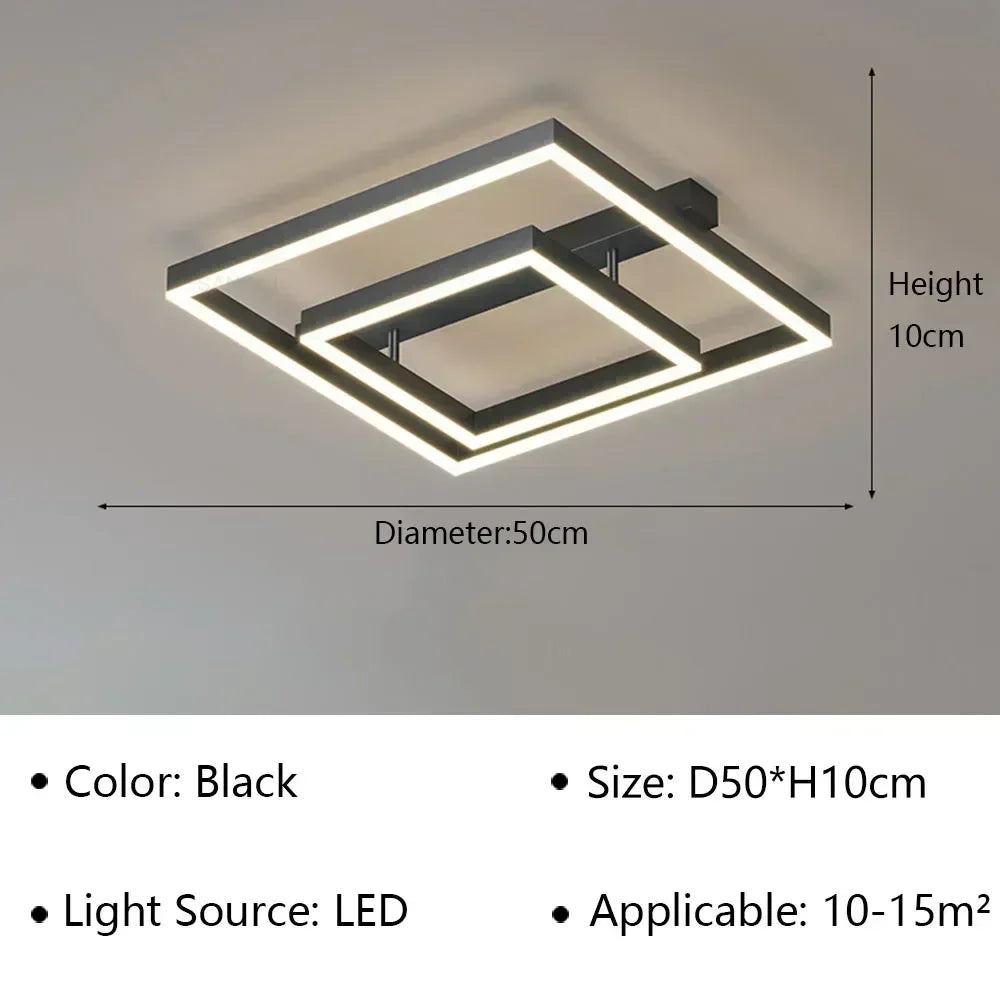 Aetheris™ Flow LED Ceiling Light – Sculptural Illumination
