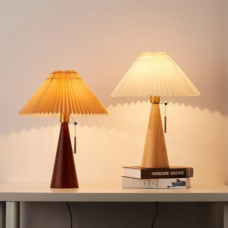 LumiWood™ Wooden Table Lamp – Soft Ambient Light