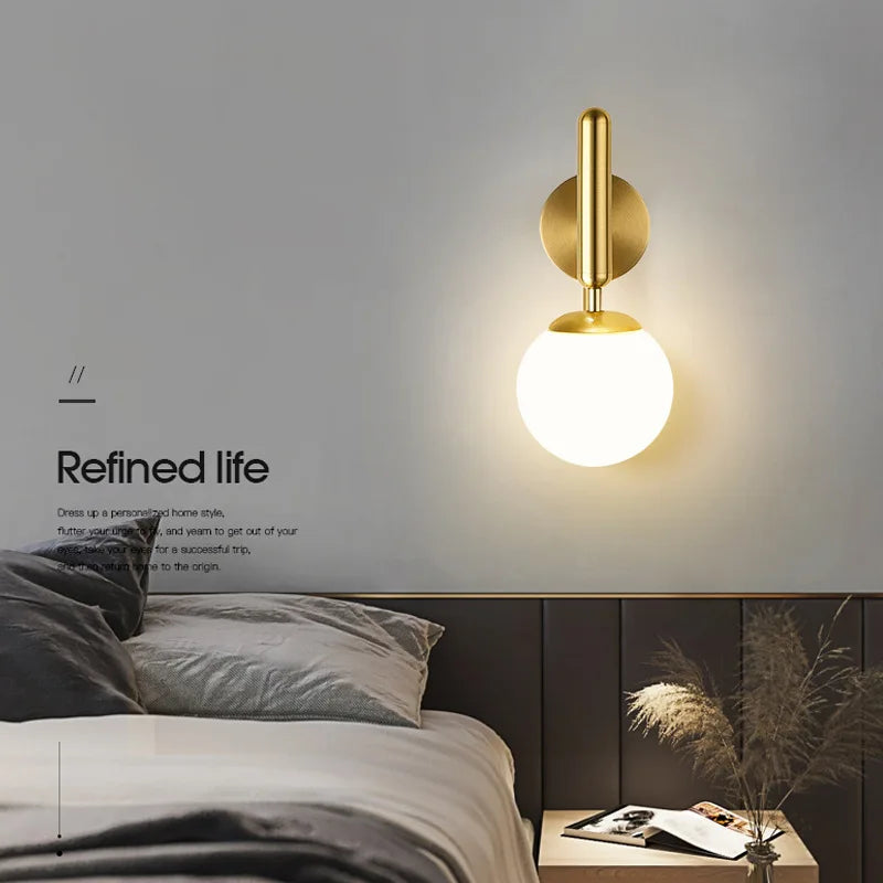LustraWall™ Copper Wall Lamp – Modern Fixture