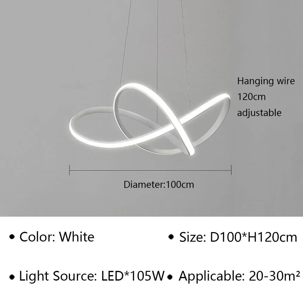 Nordelle™ Modern Nordic Pendant Light – LED Ceiling Fixture
