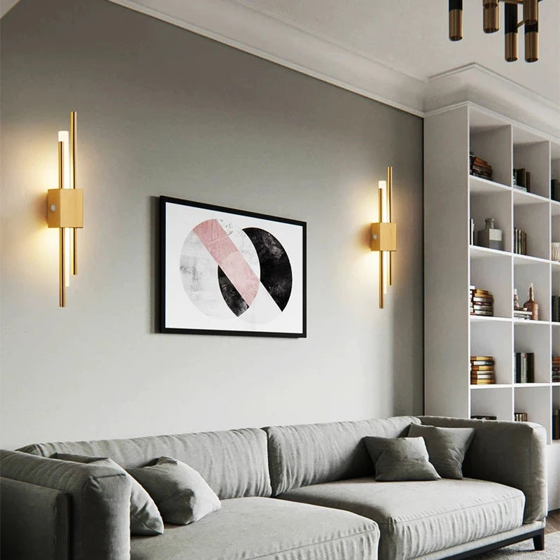 Lunara™ DualGlow Wall Light – Nordic Gold Edition