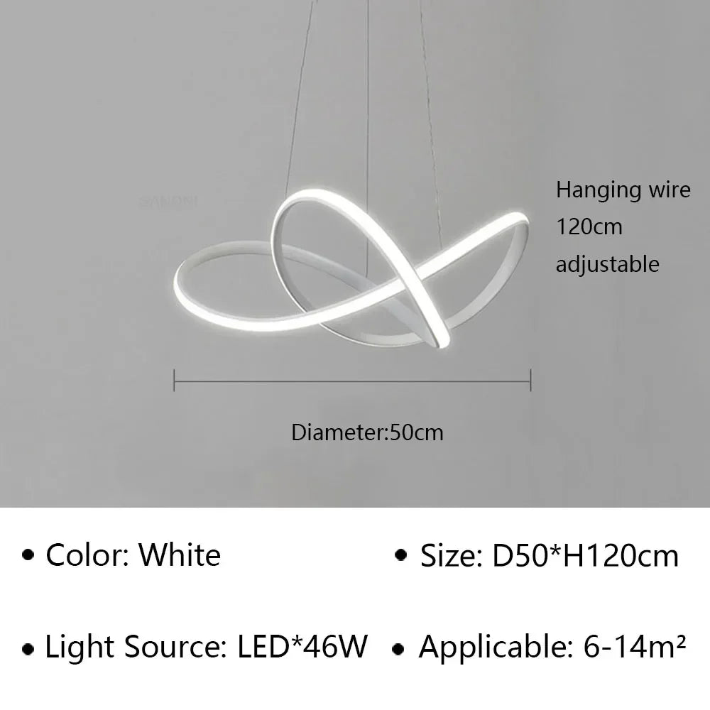 Nordelle™ Modern Nordic Pendant Light – LED Ceiling Fixture