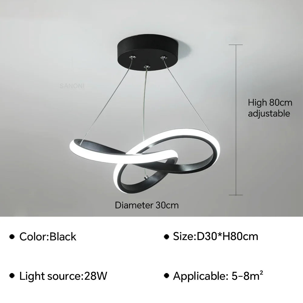 Nordelle™ Modern Nordic Pendant Light – LED Ceiling Fixture