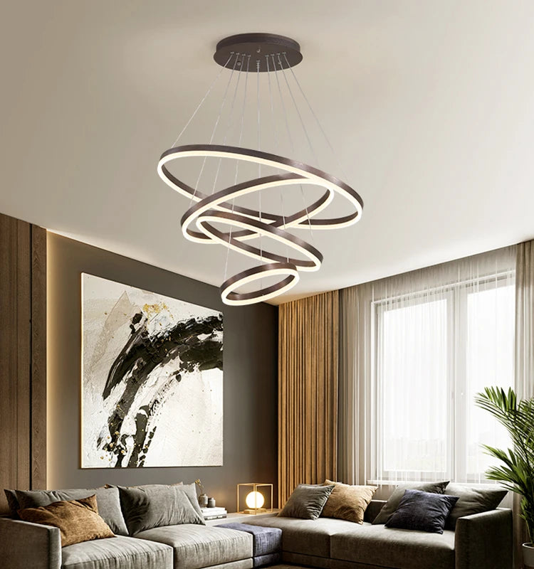 HaloLuxe™ Modern Ring Chandelier