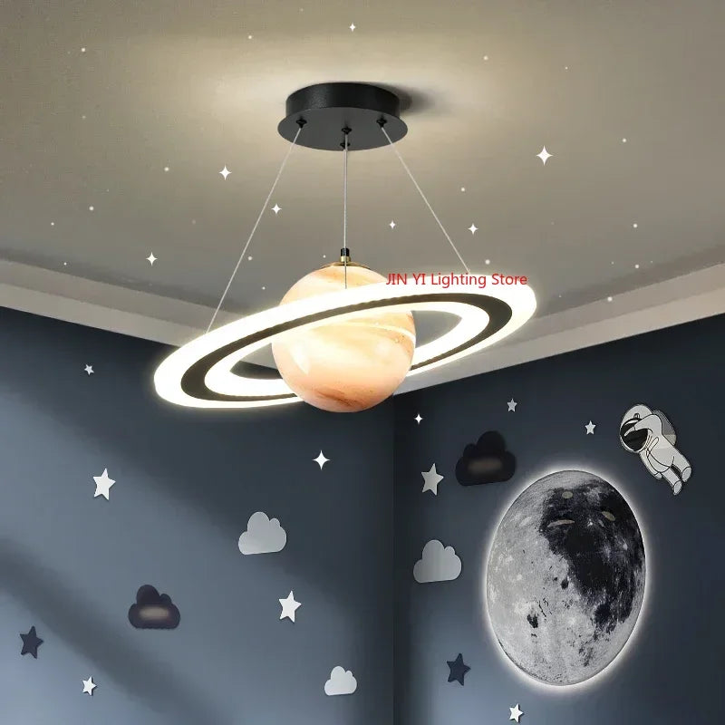 Aetheria™ Planet Pendant Light – Cosmic Elegance for Modern Interiors