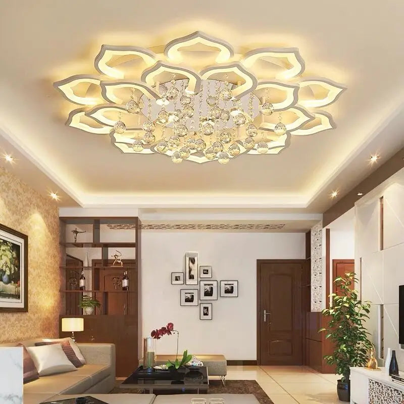LustraBelle™ Crystal Drop Pendant Light