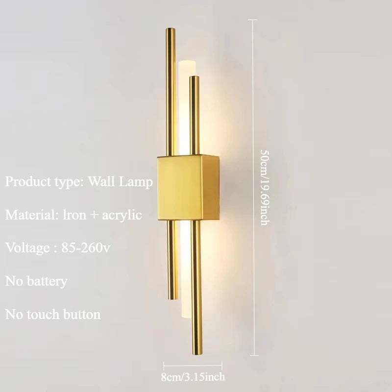 Lunara™ DualGlow Wall Light – Nordic Gold Edition