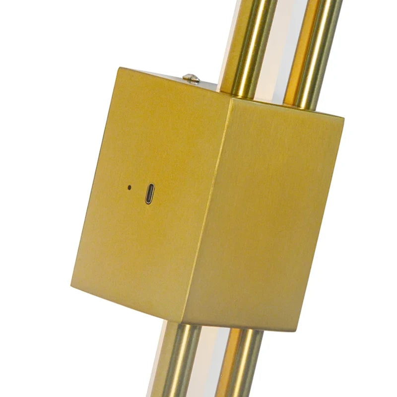 Lunara™ DualGlow Wall Light – Nordic Gold Edition