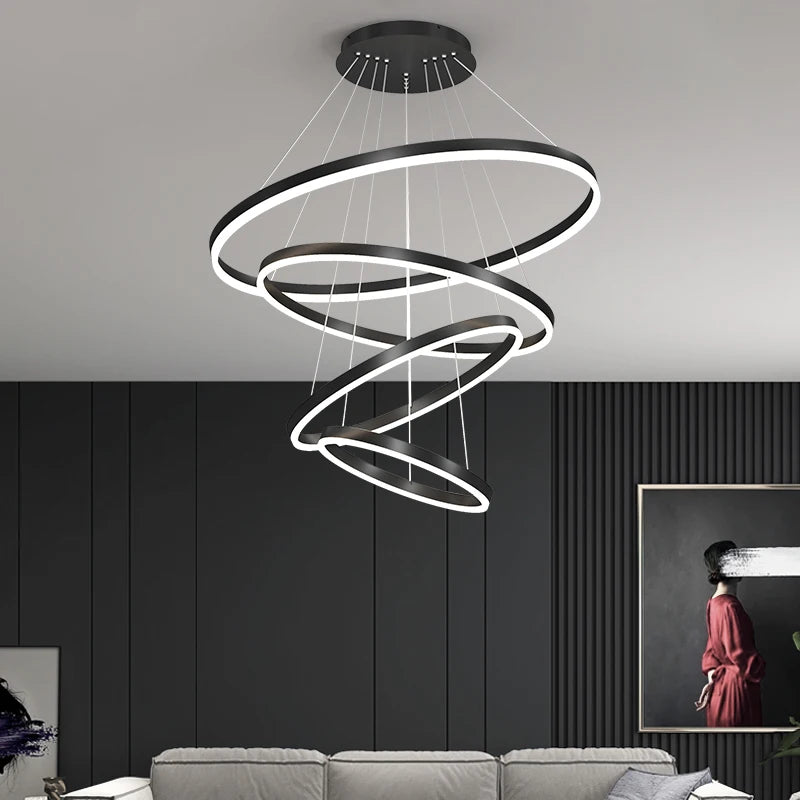 HaloLuxe™ Modern Ring Chandelier