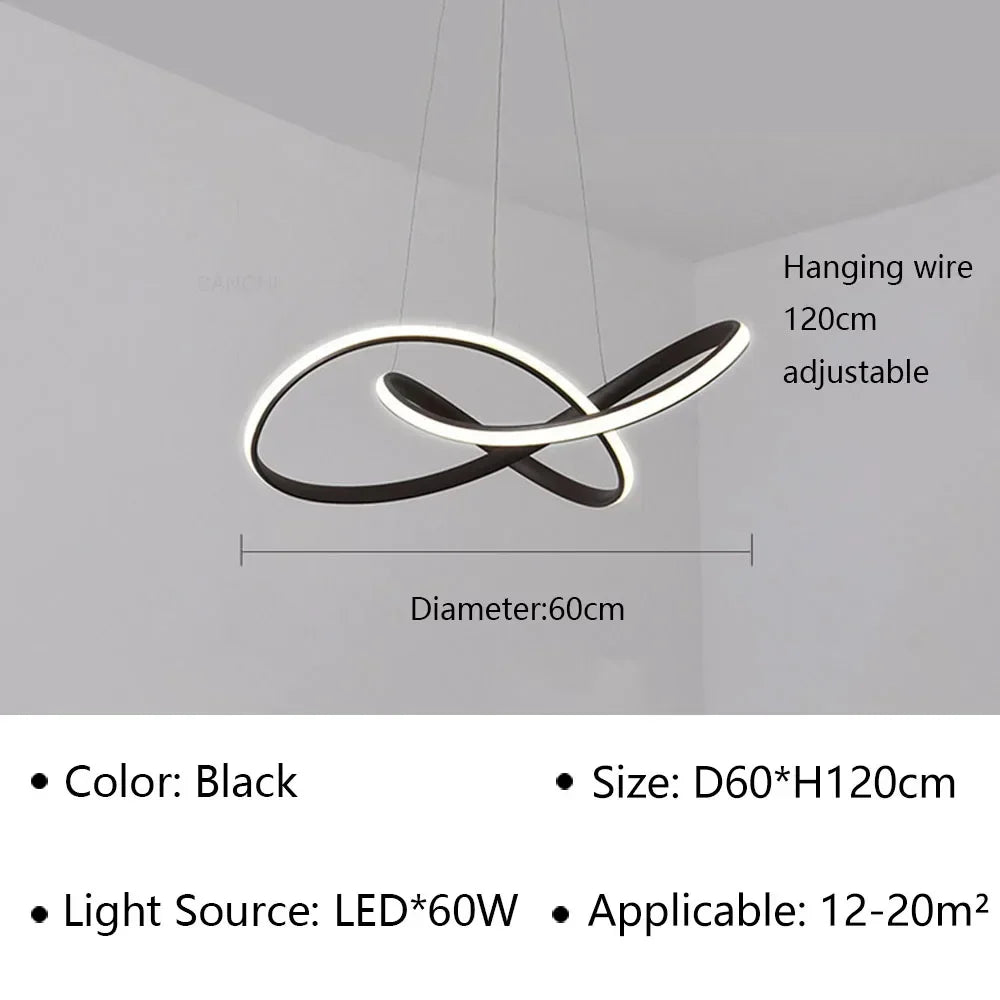 Nordelle™ Modern Nordic Pendant Light – LED Ceiling Fixture
