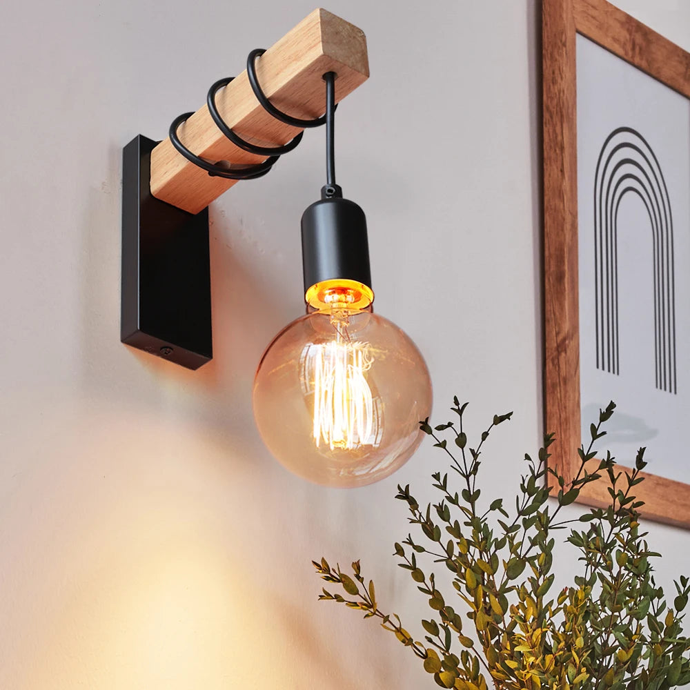 ForgeGlow™ Industrial Wall Lamp – Matte Black Metal