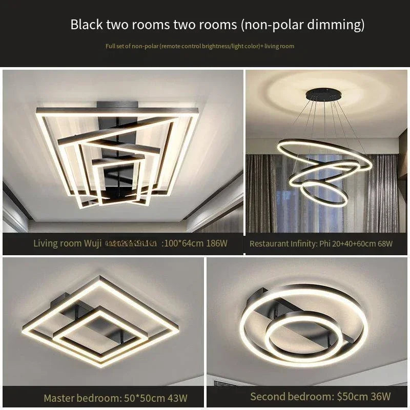 Aetheris™ Flow LED Ceiling Light – Sculptural Illumination