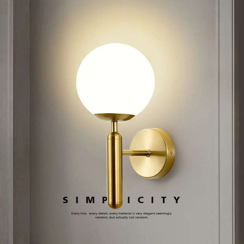 LustraWall™ Copper Wall Lamp – Modern Fixture