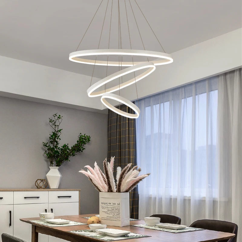 HaloLuxe™ Modern Ring Chandelier
