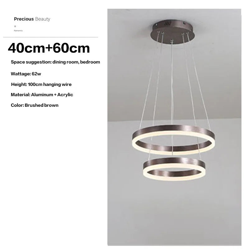 HaloLuxe™ Modern Ring Chandelier