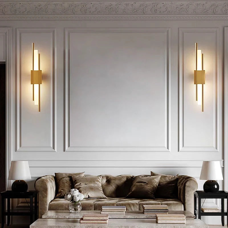 Lunara™ DualGlow Wall Light – Nordic Gold Edition