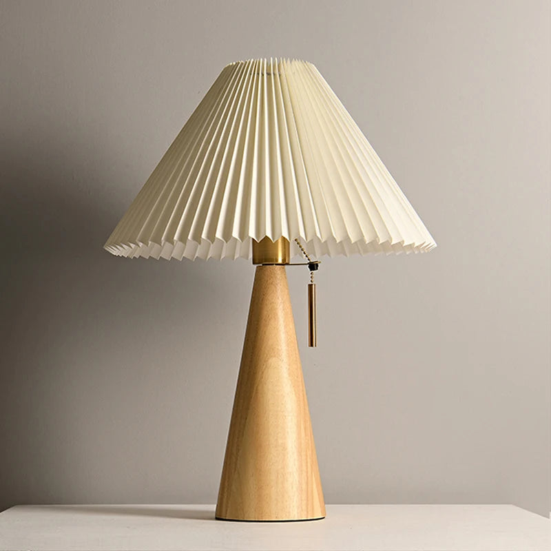 LumiWood™ Wooden Table Lamp – Soft Ambient Light