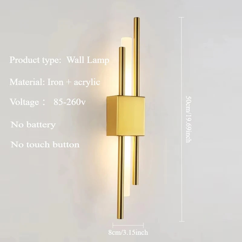 Lunara™ DualGlow Wall Light – Nordic Gold Edition