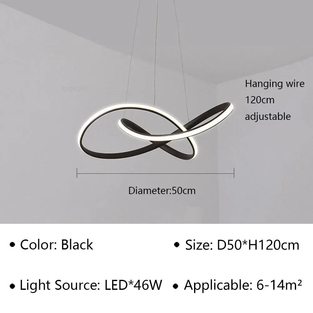 Nordelle™ Modern Nordic Pendant Light – LED Ceiling Fixture