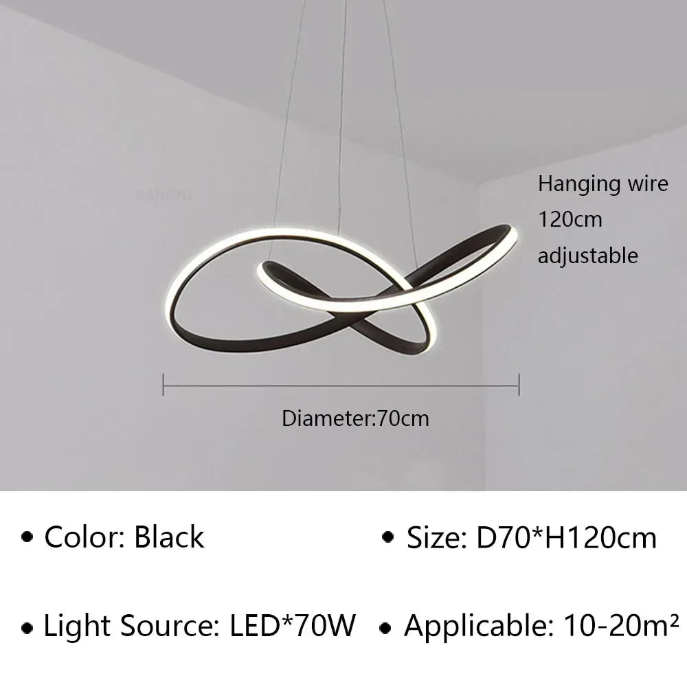 Nordelle™ Modern Nordic Pendant Light – LED Ceiling Fixture