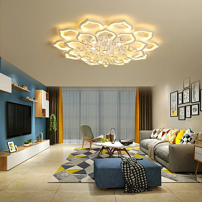 LustraBelle™ Crystal Drop Pendant Light